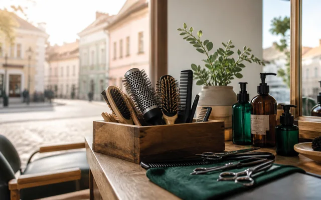 un cadru editorial de beauty și îngrijire personală pentru profilul Hairpond din Timișoara
