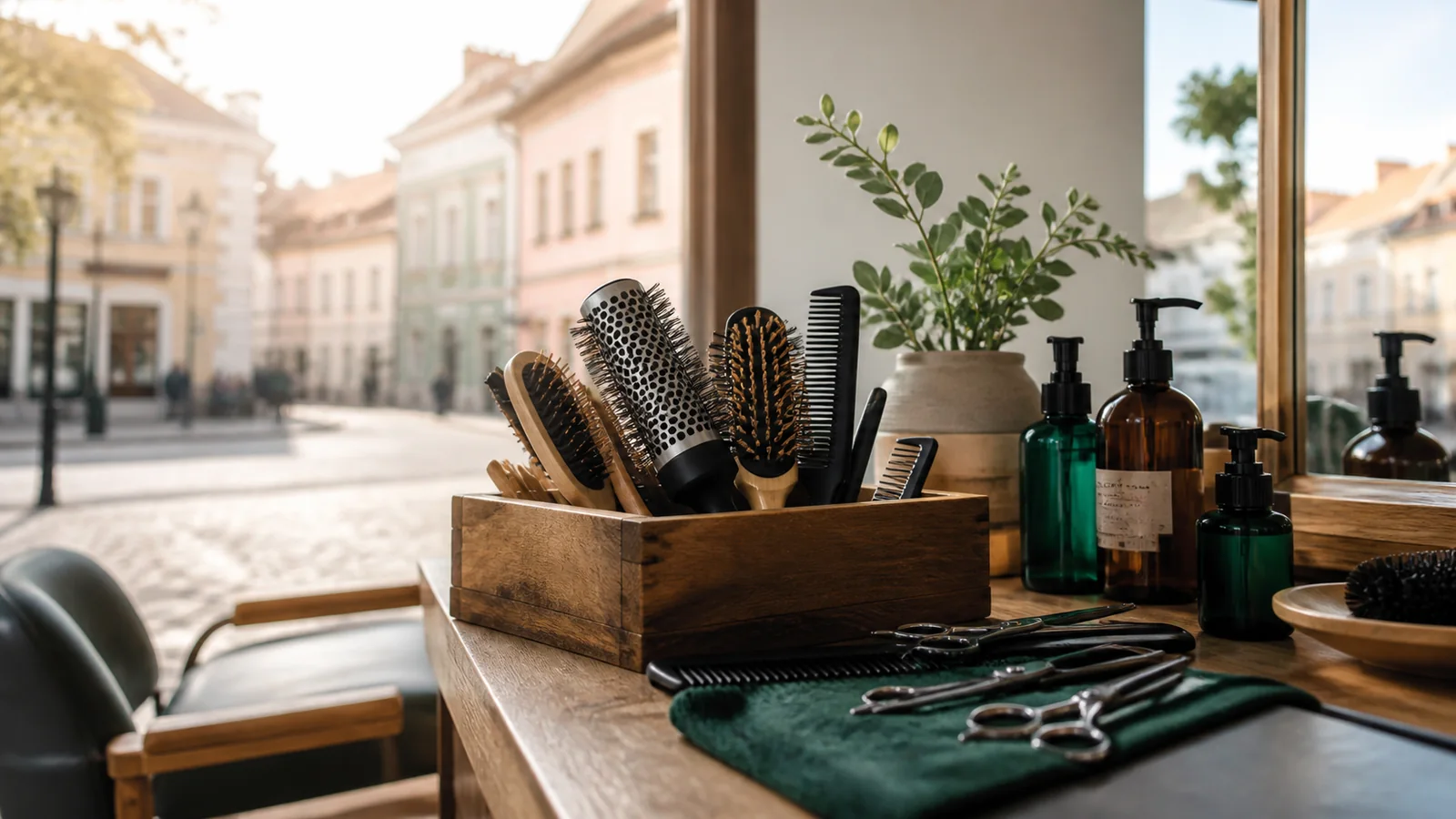 un cadru editorial de beauty și îngrijire personală pentru profilul Hairpond din Timișoara