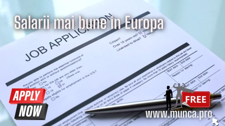 Locuri de Muncă în Germania 2025