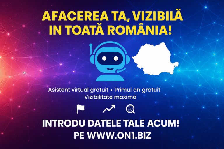 AFACEREA TA, VIZIBILĂ ÎN TOATĂ ROMÂNIA!