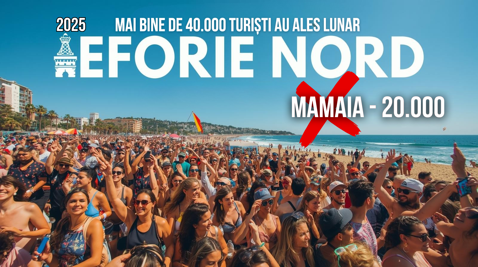 Peste 40.000 de Turiști au ales Lunar Eforie Nord în Sezonul 2025 | Mamaia 20.000