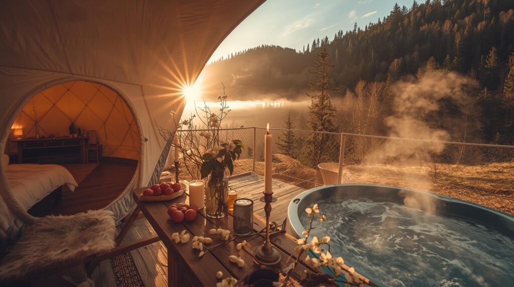 Paștele ca în povești: Cum arată 3 nopți într-un igloo panoramic, cu masa tradițională pusă și natura la ușă