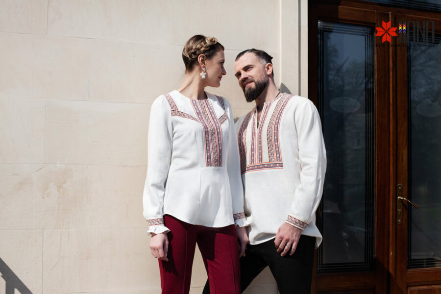Camasa Barbateasca Aramis cu Jacquard Tesut - IIANA