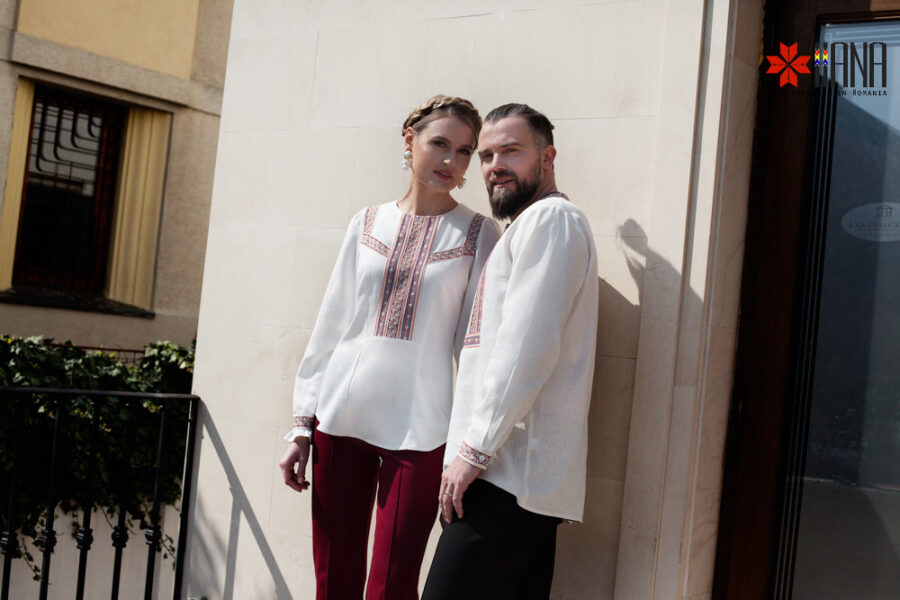 Camasa Barbateasca Aramis cu Jacquard Tesut - IIANA