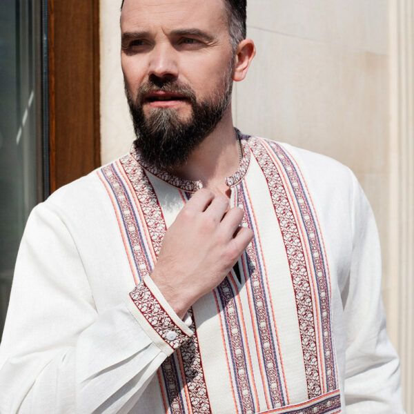 Camasa Barbateasca Aramis cu Jacquard Tesut - IIANA