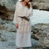 Rochie Ie Traditionala Romaneasca cu Matase Aurie Brodata Manual Motivul Matase - IIANA