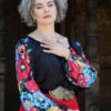 Bluza Ie Stilizata De Oras Cu Motive Florale Romanesti - IIANA