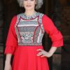 Pieptar cu Dichis Dama Tesut Cu Motive Florale si Geometrice Traditionale - IIANA
