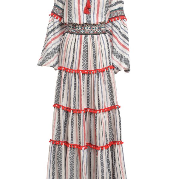Rochie Boho Populara Stilizata cu Motive Traditionale - IIANA
