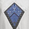 Bluză tradițională stilizată cu broderie tridimensională și jacquard etnic - IIANA