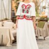 Rochia lungă albă Sofia - IIANA