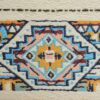 Cămașa albă din poplin cu jacquard etnic țesut cu motive tradiționale - IIANA