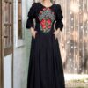 Rochie lungă neagră Zinca - IIANA