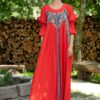 Rochie lungă roșie Minodora - IIANA