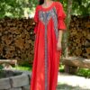 Rochie lungă roșie Minodora - IIANA
