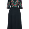 Rochie midi neagră Divna - IIANA
