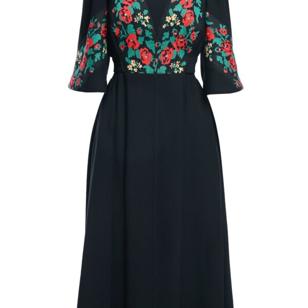 Rochie midi neagră Divna - IIANA