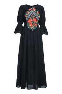 Rochie lungă neagră Zinca