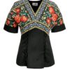 Bluză kimono Zen cu jacquard etnic țesut - IIANA