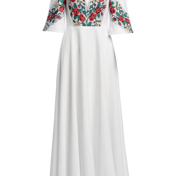 Rochie lungă albă Divna - IIANA