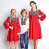 Rochita traditionala fetite Rosie Mini 9 luni - 7 ani - IIANA