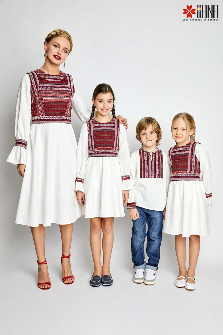 Camasa traditionala baieti Voinicel Stilizata 3 luni - 7 ani - IIANA