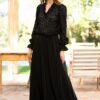 Bluza Neagra Din Dantela De Bumbac Irma - IIANA