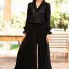 Bluza Neagra Din Dantela De Bumbac Irma - IIANA