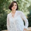 Camasa Blazer Din Dantela Cu Maiou - IIANA