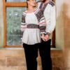 Camasa Barbateasca Traditionala Achim Cu Motive Populare - IIANA