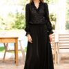 Fusta Pantalon Din Stofa Neagra - IIANA