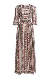 Rochia Alba Lunga Boho Chic