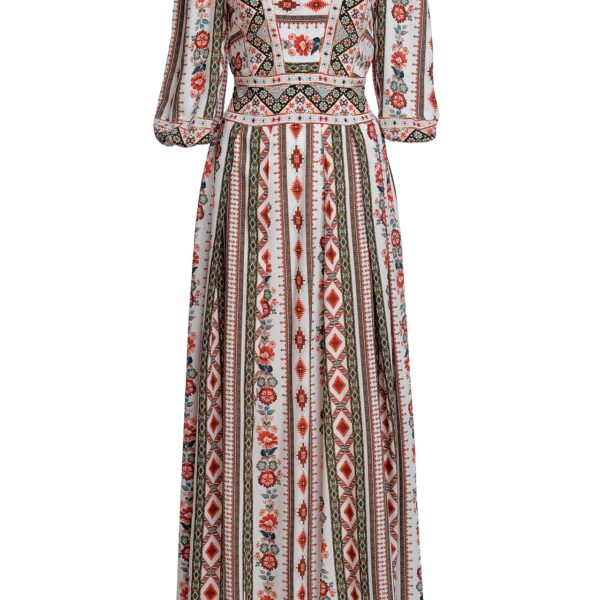 Rochia Alba Lunga Boho Chic - IIANA