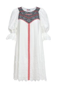Rochia Matilda cu broderie tridimensională