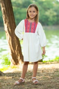 Rochita traditionala Marta de fetite 9 luni - 7 ani