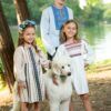 Rochita traditionala fetite crem Greta 8 - 15 ani - IIANA