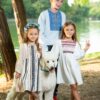 Rochita traditionala fetite crem Greta 9 luni - 7 ani - IIANA