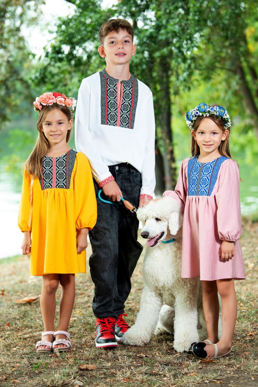 Rochita traditionala fetite galbena Andana 9 luni - 7 ani - IIANA