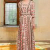 Rochia Alba Lunga Boho Chic - IIANA