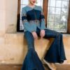 Sacou din Denim si Jacquard Etnic - IIANA