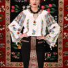 Ie Traditionala Romaneasca Maneca Lunga Motivul Geometric Floral - IIANA