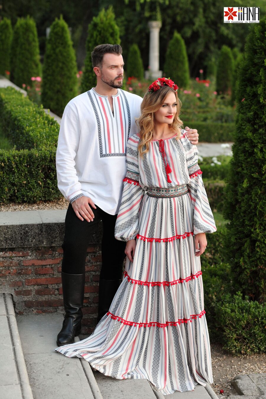Rochie Boho Populara Stilizata cu Motive Traditionale - IIANA