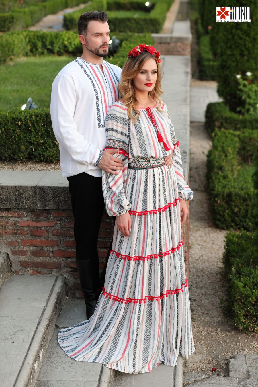 Rochie Boho Populara Stilizata cu Motive Traditionale - IIANA