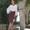 Ie Tradițională Românească Mânecă Lungă Motivul Înstelată - IIANA