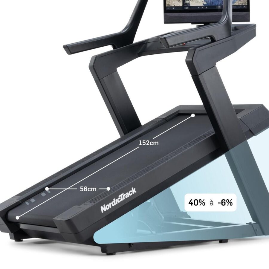 Banda de alergare Nordic Track USA X24 ecran 24 inch pivotant cu inclinatie 40%