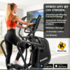 Bicicleta Eliptica Crosstrainer Hammer Fly RX cu rezistenta magnetica