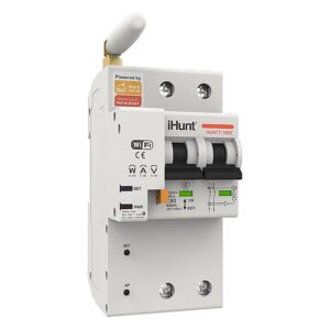iHunt Home WIFI Smart Circuit Breaker with Metering 2P 32A - Siguranta automata inteligenta