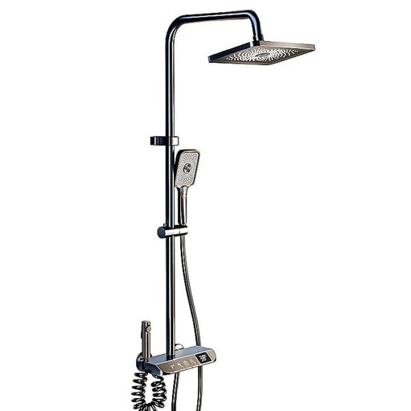 Set de dus smart, iHunt HP060GR, Display LED, afisaj digital, 4 moduri de curgere, ajustabil