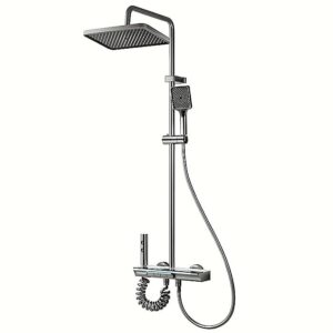 Set de dus smart, iHunt MZ110GR, Display LED, afisaj digital, 4 moduri de curgere, ajustabil