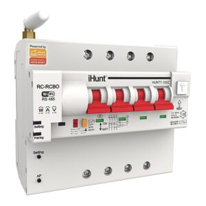 iHunt Home WIFI Smart Metering Leakage Circuit Breaker 4P 16A - Siguranta automata